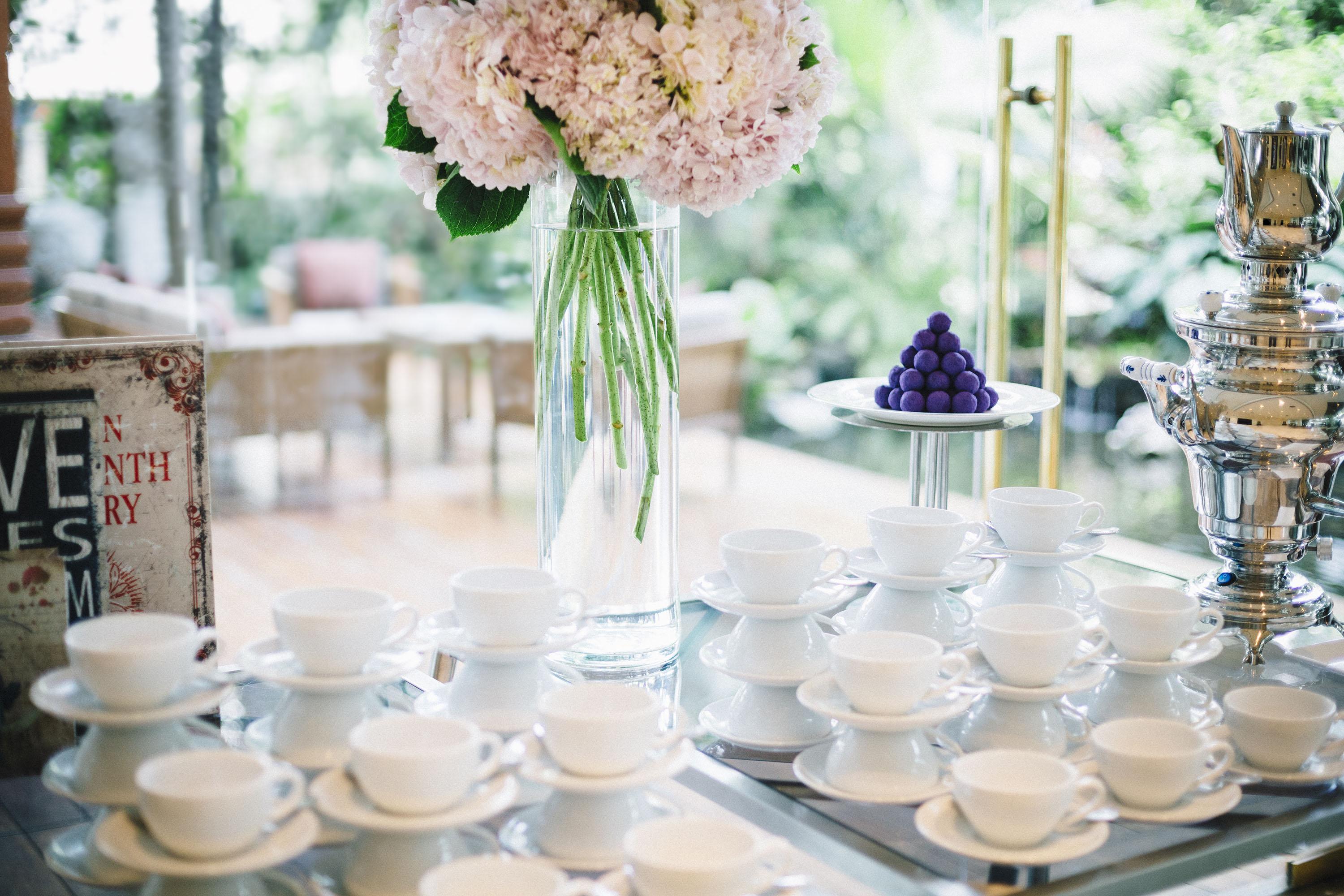 Anantara Siam Bangkok Hotel Eksteriør bilde Tea time